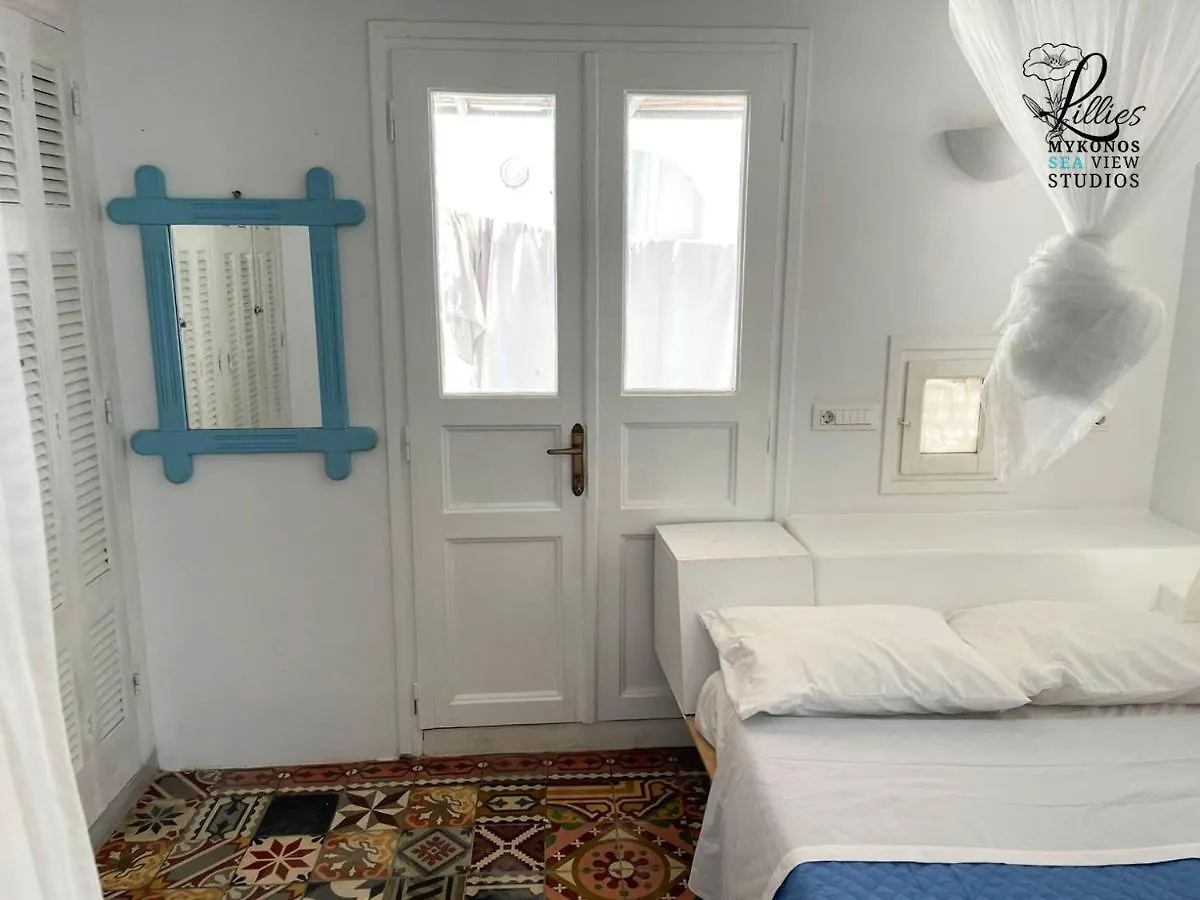 Dom wakacyjny Lillies Mykonos Sea View Studios Tourlos Grecja